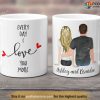 Couples Mug Personalized Valentines Day Gifts, Every Day I Love You More Mug