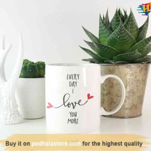 Couples Mug Personalized Valentines Day Gifts Every Day I Love You More Mug 2