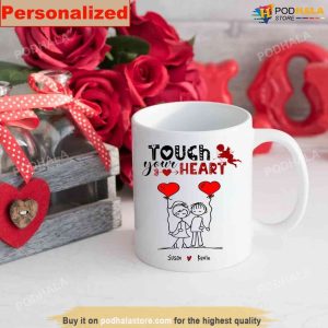 Custom Couple Coffee Mug Touch Your Heart Valentines Day Gifts 3