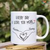 Custom Name Valentines Day Mug, Best Valentine Gift For Girlfriend