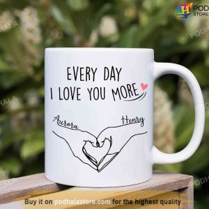 Custom Name Valentines Day Mug, Best Valentine Gift For Girlfriend