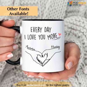 Custom Name Valentines Day Mug Best Valentine Gift For Girlfriend 3
