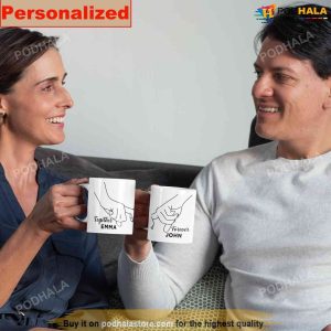 Customized With Couples Names Together And Forever Valentines Day Mug 4