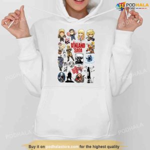 Cute Vinland Saga Logo Characters Unisex Sweatshirt 2
