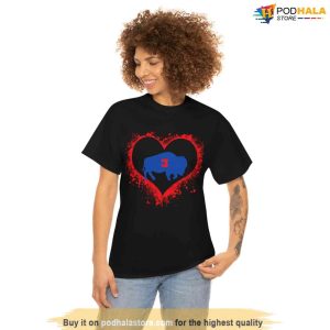 Damar Hamlin Heart 3 Shirt Buffalo Bills Love For 3 Tshirt