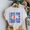 Damar Hamlin Love For 3 Buffalo Strong Shirt, Pray For 3 T-Shirt