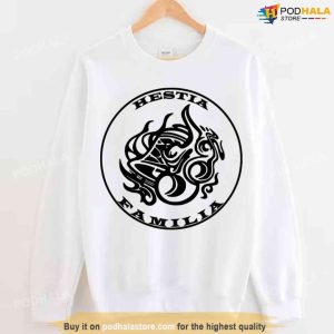 Danmachi Hestia Familia Emblem Minimalist Unisex Hoodie 2