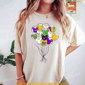 Disney Balloons Mardi Gras Shirt, Mickey Disney World Shirt