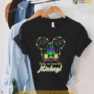 Disney Castle Mardi Gras Shirt, Mickey Minnie Mardi Gras Party Tee