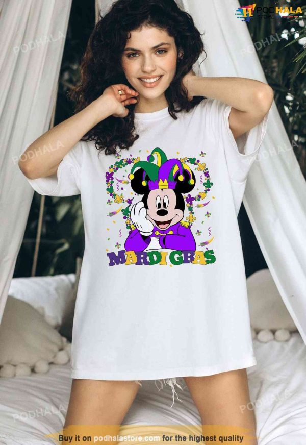 Disney Mardi Gras 2023 Shirt, Mickey Carnival Party Disneyland Shirt