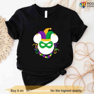 Disney Mardi Gras Carnival Party Shirt, Minnie Mickey Mardi Gras Shirt
