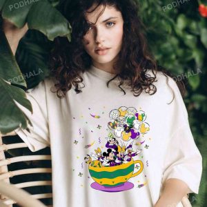 Disney Mardi Gras Festival 2023 Shirt, Mickey And Friends Carnival Party Shirt