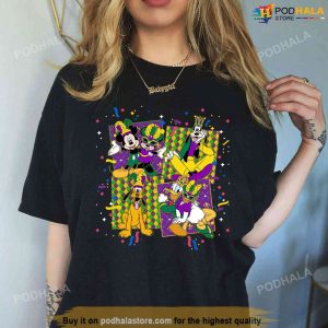Disney Mardi Gras Shirt, Mickey and Friends Fat Tuesday Matching Tee