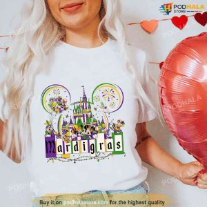 Disney Mardi Gras Shirt, Mickey and Friends Funny Mardi Gras Themed Outfits