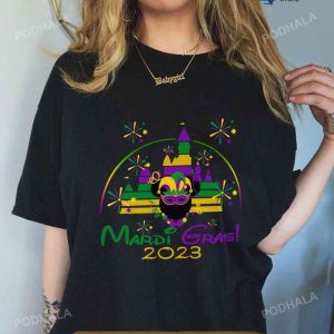 Disney Mardi Gras Shirt, Mickey Mouse Mardi Gras T-Shirt For Women Men Kids