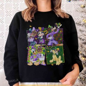 Disney Mardi Gras Sweatshirt, Carnival Party Mickey and Friends Shirt