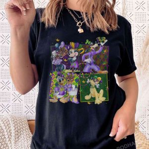 Disney Mardi Gras Tshirt Carnival Party Mickey And Friends Shirt