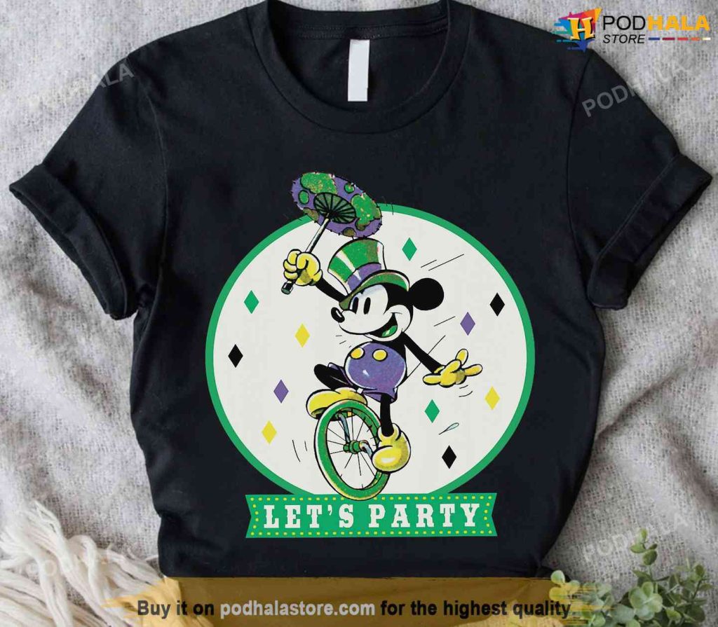Disney Mickey Mouse Let's Party Mardi Gras T-Shirt