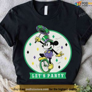 Disney Mickey Mouse Let's Party Mardi Gras T-Shirt