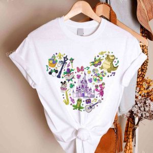 Disney Tiana Princess Mardi Gras Shirt, Mickey Ears T-Shirt