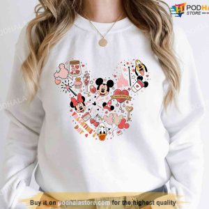 Disney Valentine Shirt, Mickey Mouse Disneyland Valentine Sweatshirt