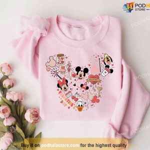 Disney Valentine Tshirt Mickey Mouse Disneyland Valentine Sweatshirt