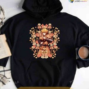 Floral Design Thorfinn Tri Blend Vinland Saga Unisex T shirt 2