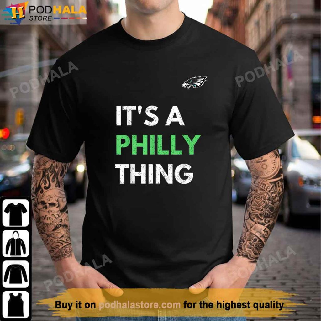 Funny skyline philadelphia eagles it's a philly thing 2023 shirt