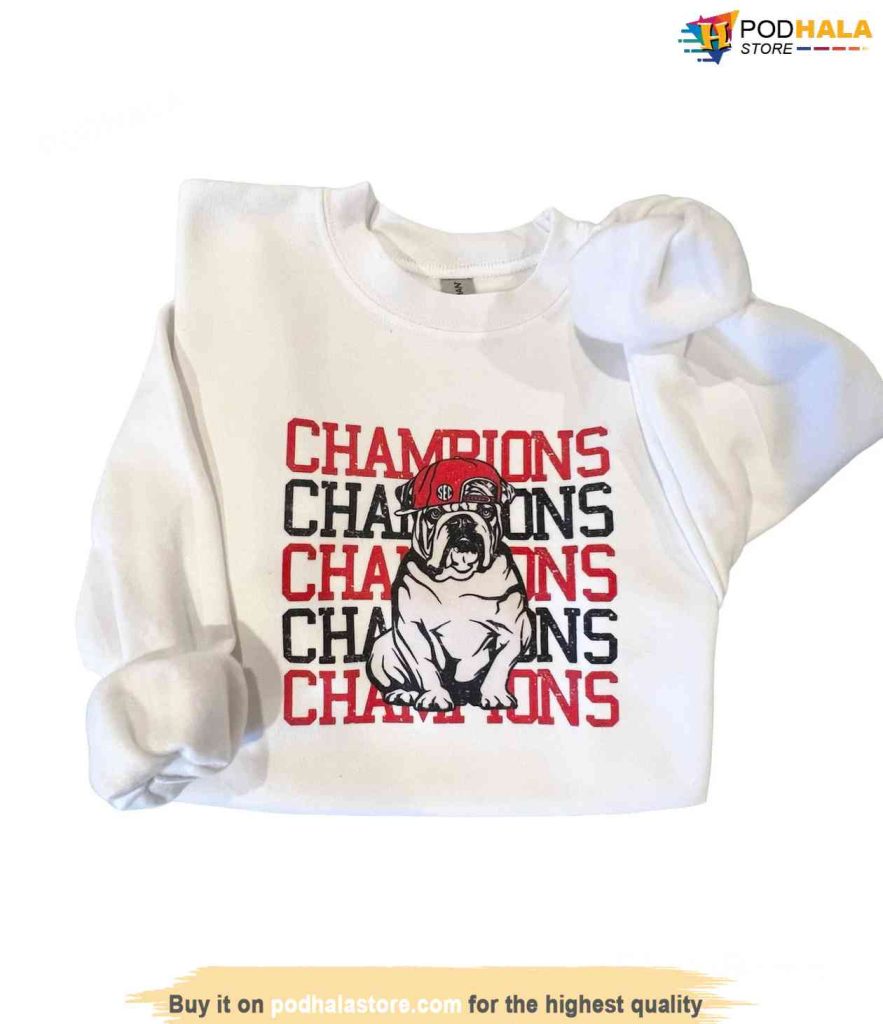 Georgia Bulldogs Championship Sweatshirt, Georgia Bulldogs Shirt