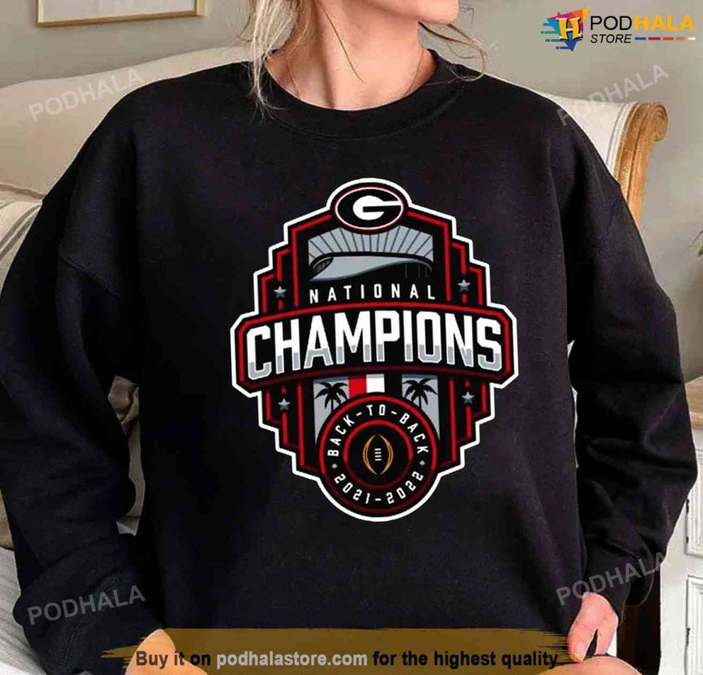 Georgia Bulldogs National Champions 2023 Shirt, Back To Back T-Shirt