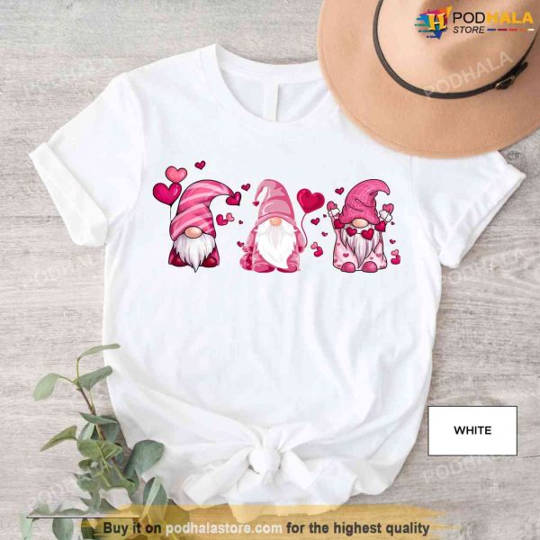Gnome Valentines Day Shirt, Gnome Heart T-Shirt