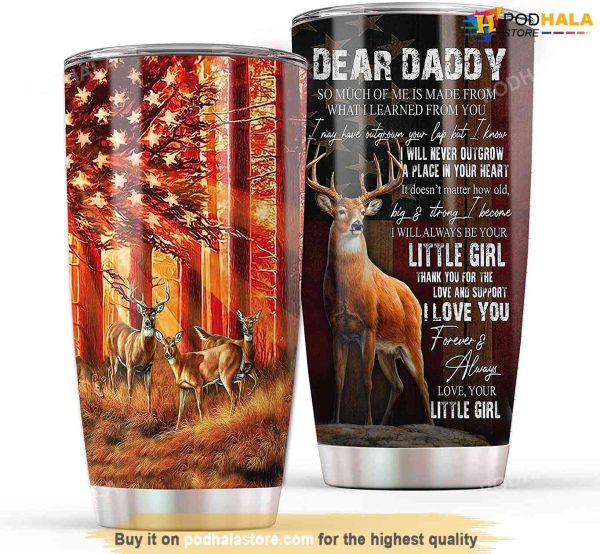 Hunting Dad Gift 60th Birthday Tumbler, Deer Hunting Gifts For Dad