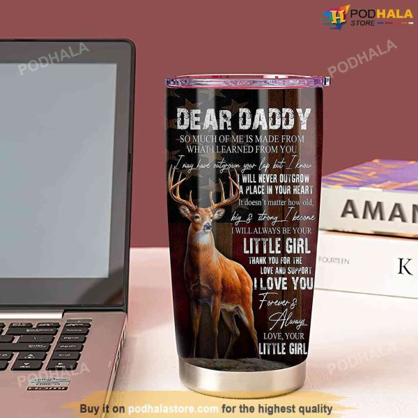 Hunting Dad Gift 60th Birthday Tumbler, Deer Hunting Gifts For Dad