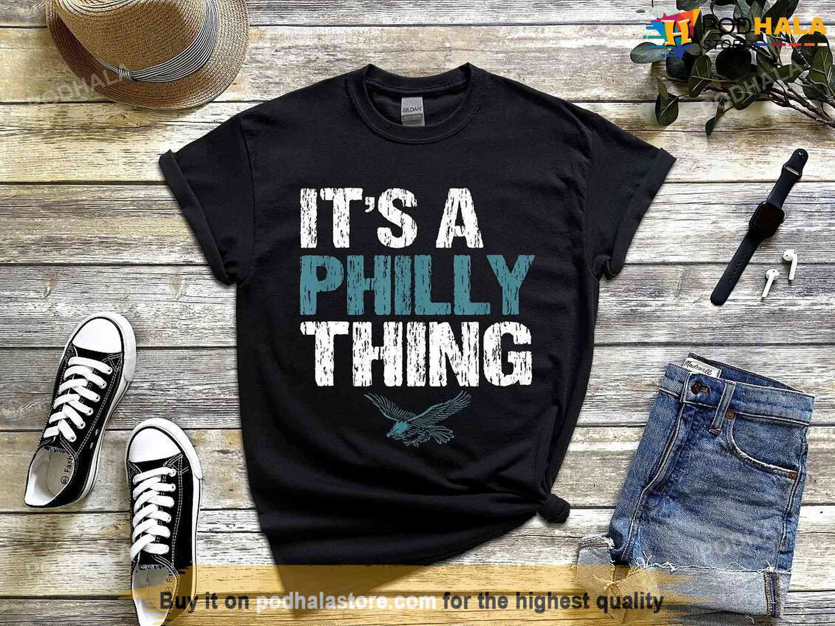 Original It's a Philly thing Philadelphia Eagles white t-shirt