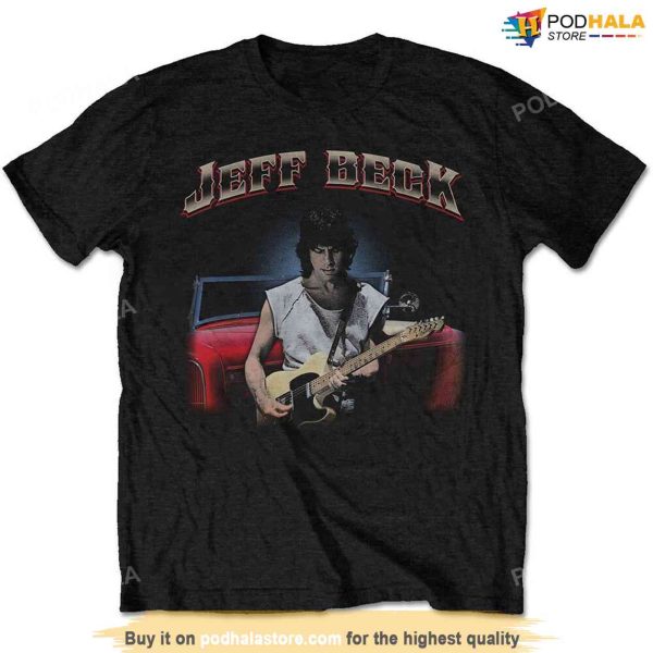 Jeff Beck Adult T-Shirt – Hot Rod – Official Licensed Design