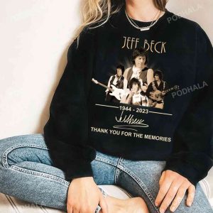 Jeff Beck RIP Guitar Legend Merch 1944-2023 Memories Shirt
