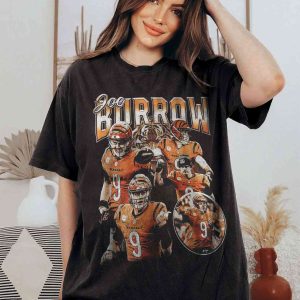 Joe Burrow Vintage 90s Graphic Style T-Shirt, Joe Burrow Shirt -  Cherrycatshop