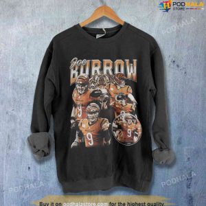 JOE BURROW - Cincinnati Bengals 90s Vintage Bootleg T-Shirt - Bring Your  Ideas, Thoughts And Imaginations Into Reality Today