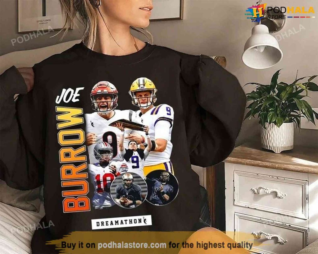 Buy Bengals Joe Burrow Dreamathon Shirt For Free Shipping CUSTOM XMAS  PRODUCT COMPANY