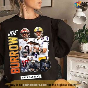 Joe burrow dreamathon cincinnati bengals nfl shirt, hoodie, sweater, long  sleeve and tank top