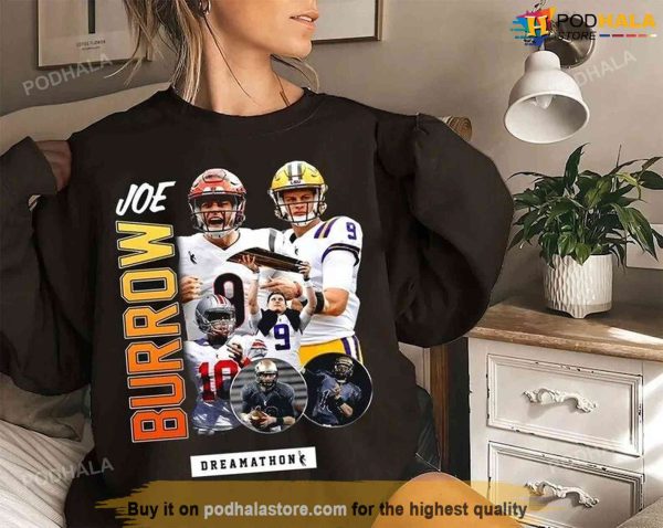 Joe Burrow Dreamathon Vintage Shirt, Cincinnati Bengals Gifts For Fans