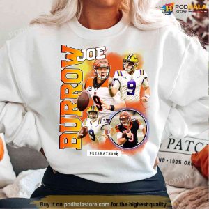 Joe Burrow Sweatshirt Nike Style Cincinnati Bengals White Shirt - Anynee