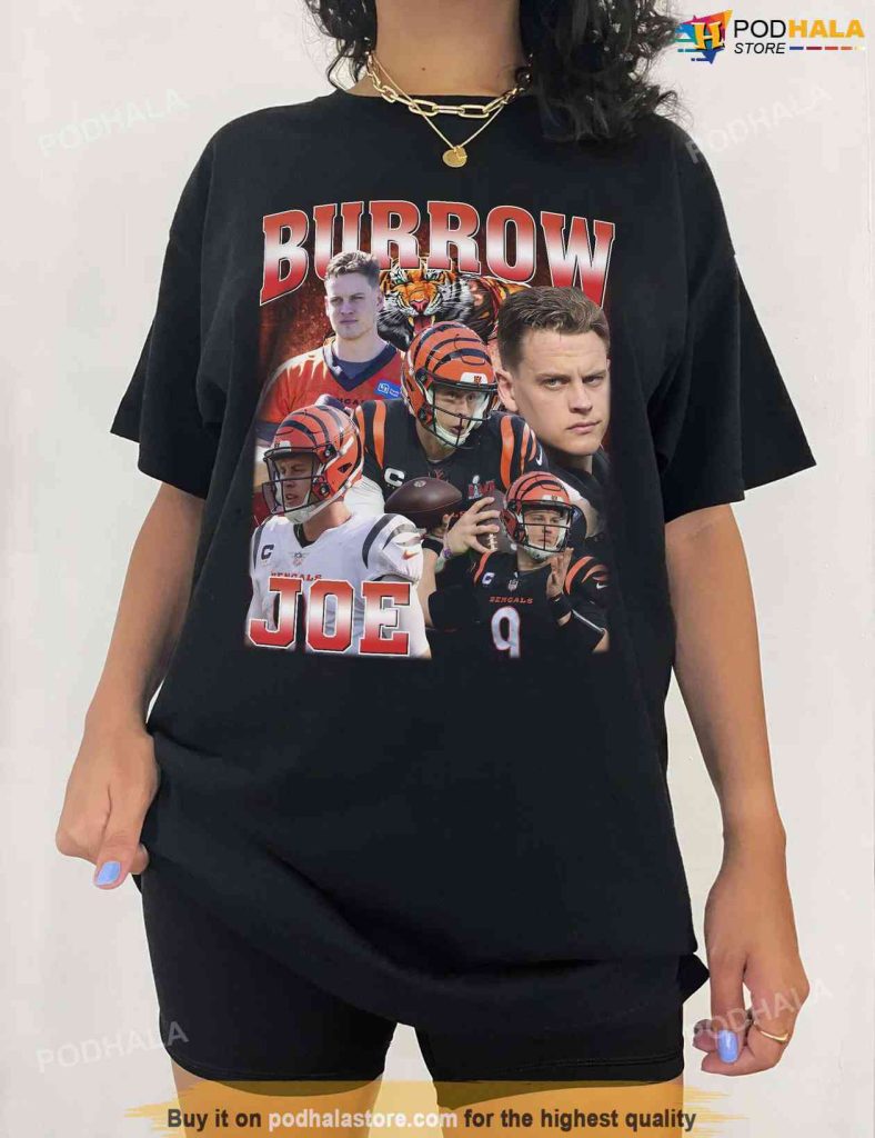 Joe Burrow Bengals 90s Vintage Shirt, Cincinnati Bengals Gifts For Fan -  Bring Your Ideas, Thoughts And Imaginations Into Reality Today