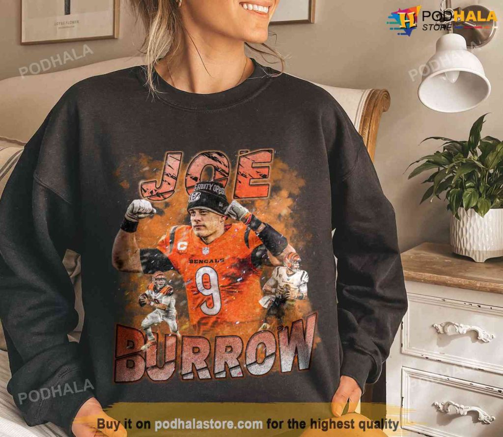 Joe Burrow Sweatshirt Cincinnati Bengals American Football Shirt