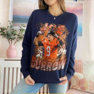 Joe Burrow Sweatshirt Cincinnati Bengals American Football Tshirt