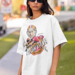 Joe Montana Tshirt 49ers Womens Tshirt For San Francisco 49ers Fans