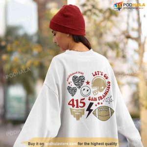 : INKpressionists San Francisco Football Est. 1946 Vintage Retro  Style Classic Adult Hoodie (Red, S) : Sports & Outdoors