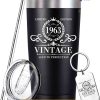 Limited Edition 60th Birthday Tumbler, 60 Year Old Ideas Gifts For Men Dad