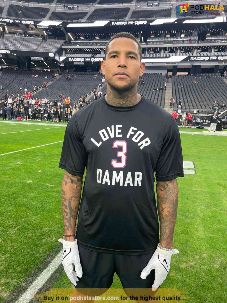 Damar Hamlin T Shirt Pray For 3 Damar Pink Shirt - Anynee