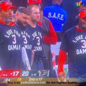 Love For Damar 3 Hamlin Football Tshirt